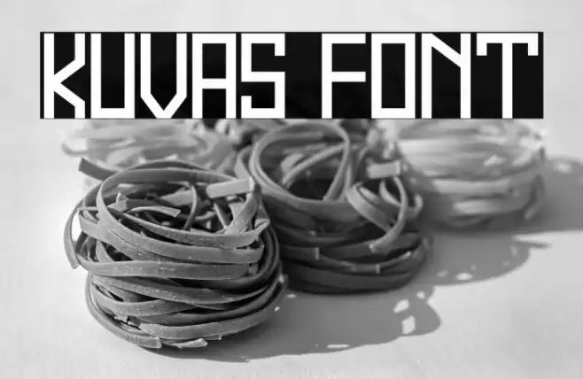 KUVAS Font examples