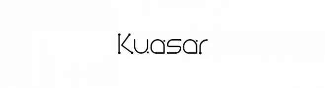 Kuasar  フリーフォントのダウンロード
