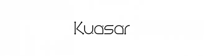 Kuasar  フリーフォントのダウンロード