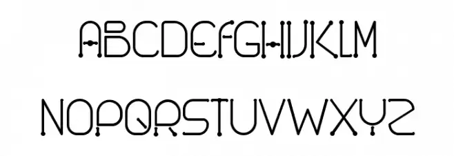 Kuasar Font UPPERCASE