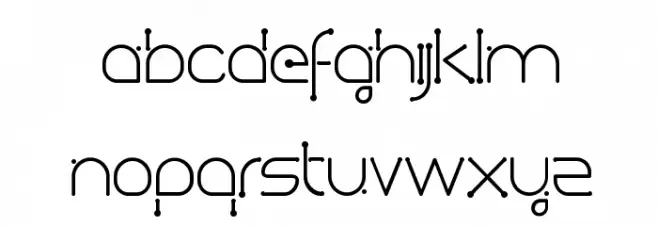 Kuasar फ़ॉन्ट लोअरकेस