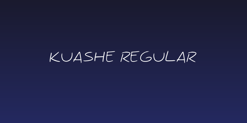 Kuashe Regular Social Header