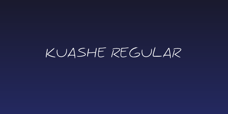 Kuashe Regular Social Header