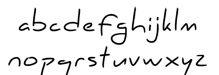 Kuashe Regular Font LOWERCASE