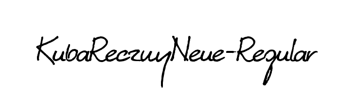KubaRecznyNeue-Regular Font