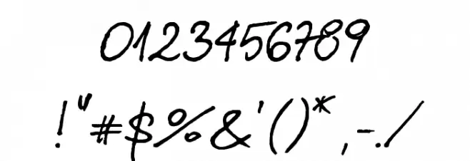 KubaRecznyNeue-Regular Font OTHER CHARS