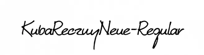 KubaRecznyNeue-Regular  Descarca Fonturi Gratis