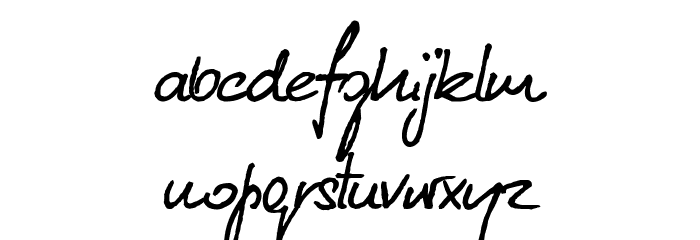 KubaRecznyNeue-Regular Font LOWERCASE