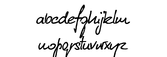 KubaRecznyNeue-Regular Font LOWERCASE