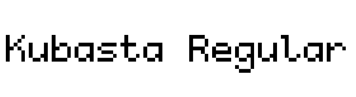 Kubasta Regular  フリーフォントのダウンロード
