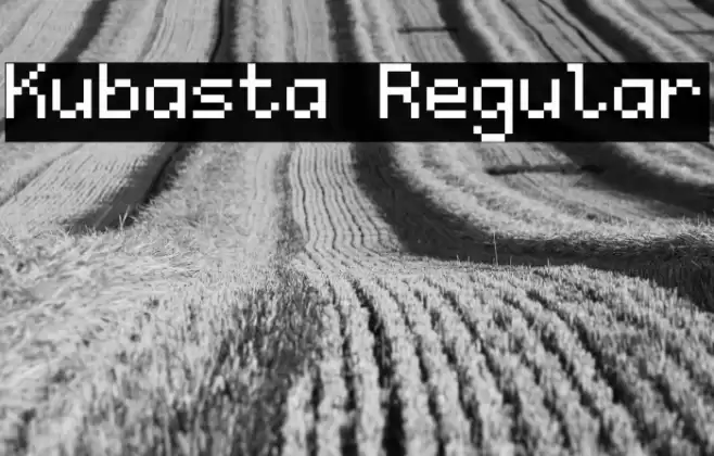 Kubasta Regular Font examples