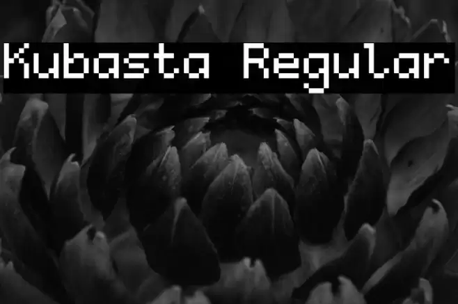 Kubasta Regular Font examples