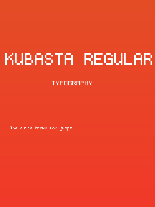 Kubasta Regular Poster