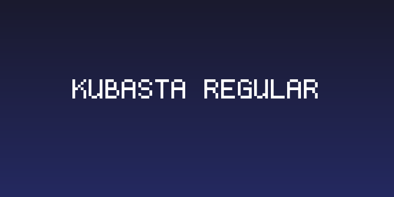Kubasta Regular Social Header