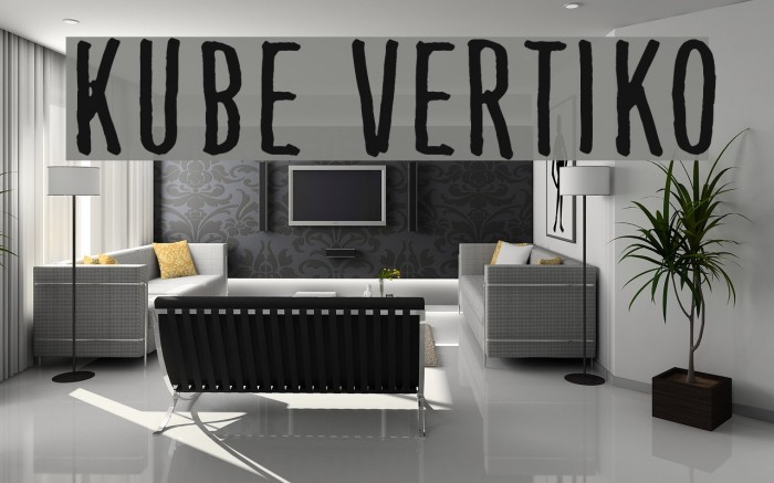 Kube Vertiko Font examples