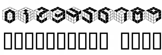 Kubic's Rube Caratteri ALTRI CARATTERI