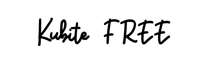 Kubite FREE  Frei Schriftart Herunterladen