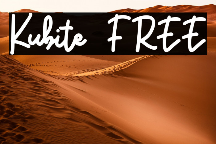 Kubite FREE Example 1