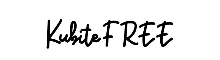 KubiteFREE  Frei Schriftart Herunterladen