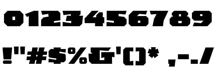 Kubots ExtraBlack Font OTHER CHARS