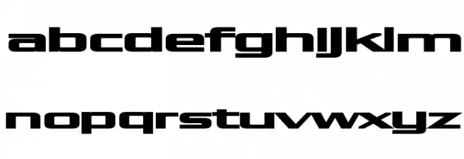 Kubra_Bold Font LOWERCASE