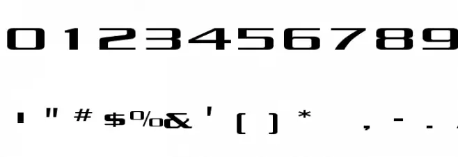 Kubra_Extended Font OTHER CHARS