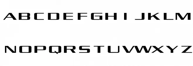 Kubra_Extended Schriftart Groß