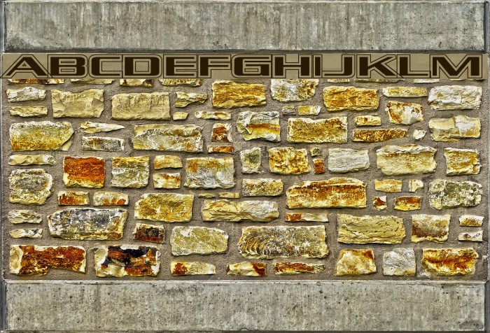 Kubra_Hollow Font examples