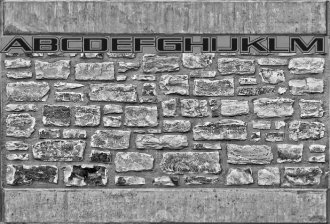 Kubra_Hollow Шрифта examples