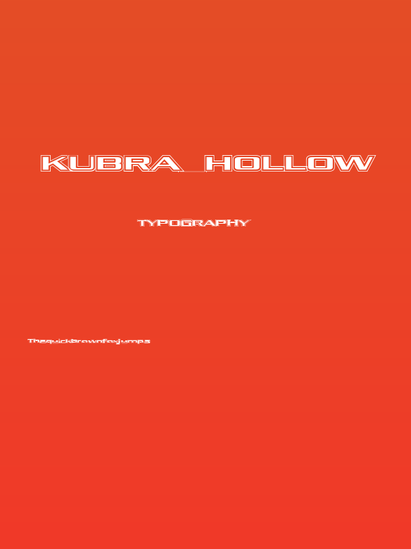 Kubra_Hollow Poster