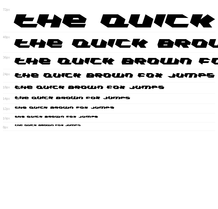 Kubrick Condensed Leftalic Waterfall