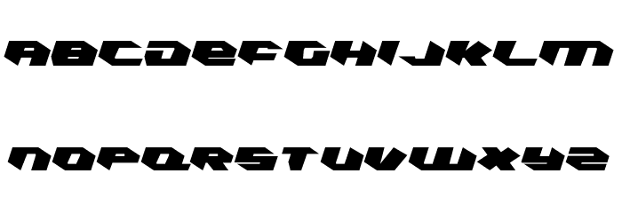 Kubrick Condensed Leftalic Шрифта строчной