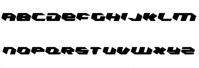 Kubrick Condensed Leftalic خط أحرف صغيرة