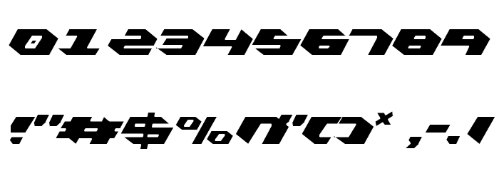 Kubrick Condensed Light フォント その他の文字