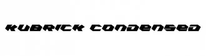 Kubrick Condensed  Fuentes Gratis Descargar