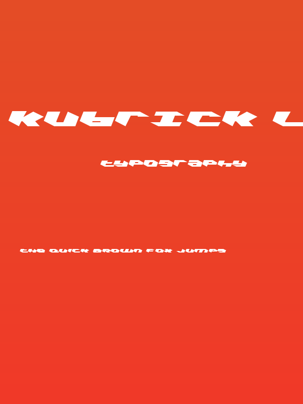 Kubrick Leftalic Poster