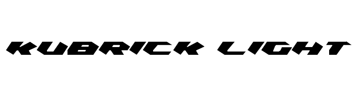 Kubrick Light  Descarca Fonturi Gratis