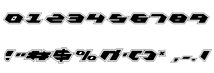 Kubrick Pro Condensed Font OTHER CHARS