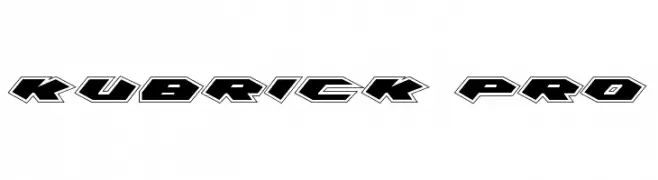 Kubrick Pro  Frei Schriftart Herunterladen
