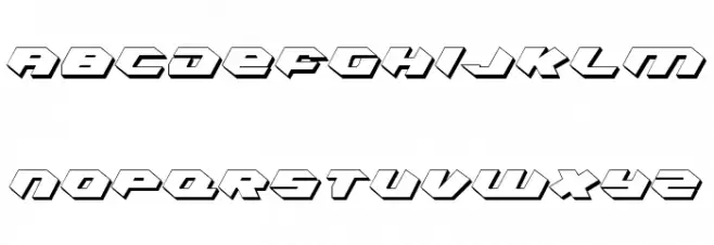 Kubrick Shadow Condensed フォント 小文字