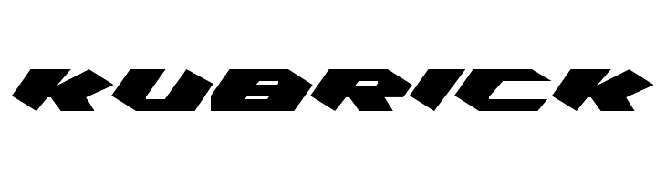 Kubrick  font caratteri gratis