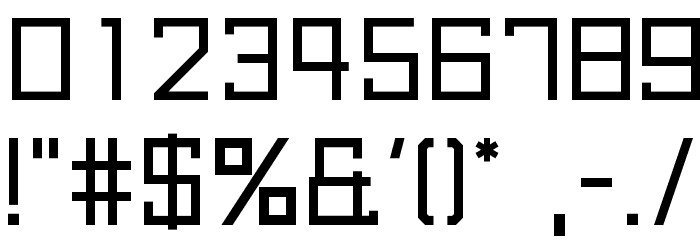 Kubus-Bold Font OTHER CHARS