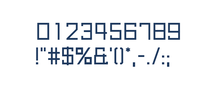 Kubus Bold Other Characters