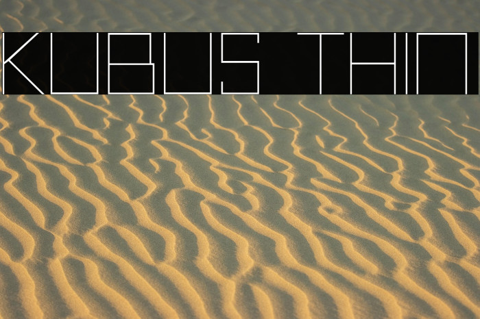 Kubus Thin Example 2