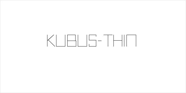 Kubus-Thin Logo