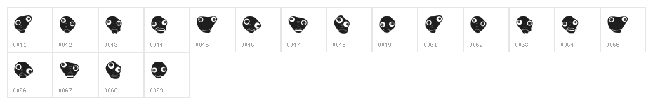 Kucheza Regular Character Map