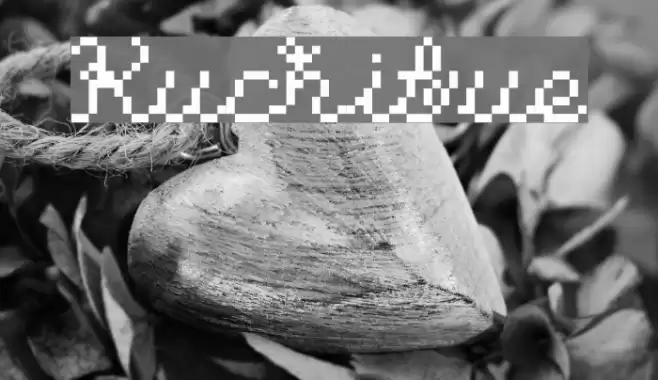 Kuchibue Schriftart examples