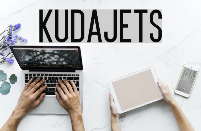 Kudajets Font examples