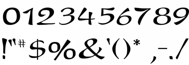 Kudasai Font OTHER CHARS