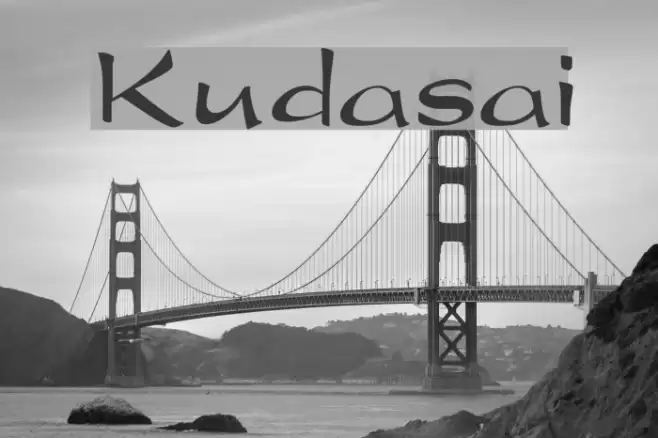 Kudasai フォント examples
